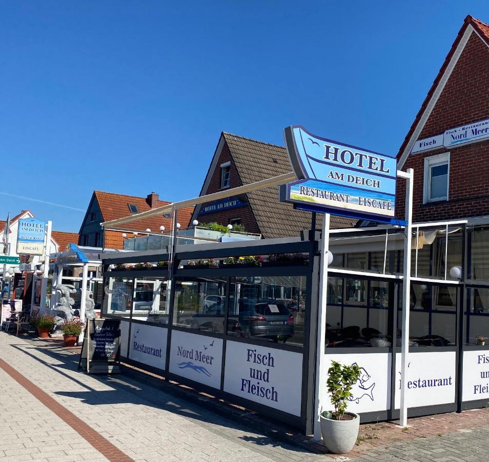 Hotel Am Deich Norddeich  Buitenkant foto